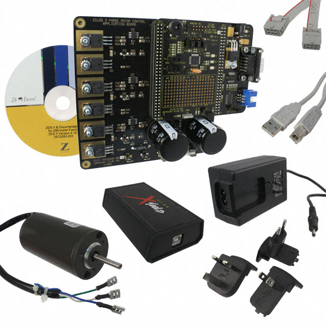 Z8FMC160100KITG Zilog  Cartes et kits d'évaluation et de démonstration